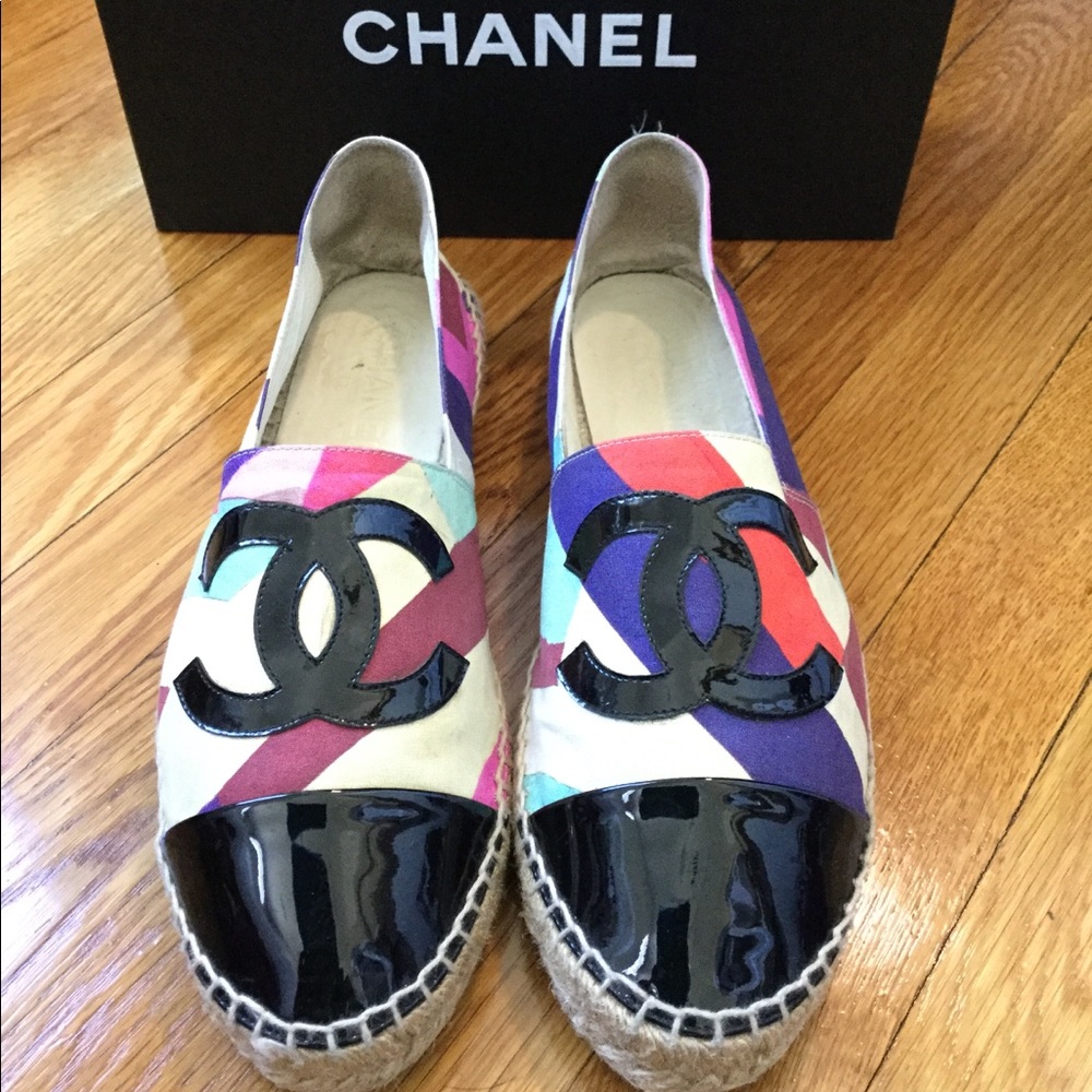 ✨SOLD✨Chanel 1C Multicolored Espadrilles
